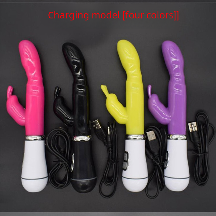 Double Shock G-Spot Rabbit Vibrator for Adults
