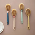 Eco-Friendly Long Handled Coconut Fiber Dish Brush