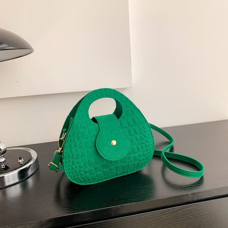 Retro Crocodile Pattern Women's Handbag – Shoulder & Crossbody
